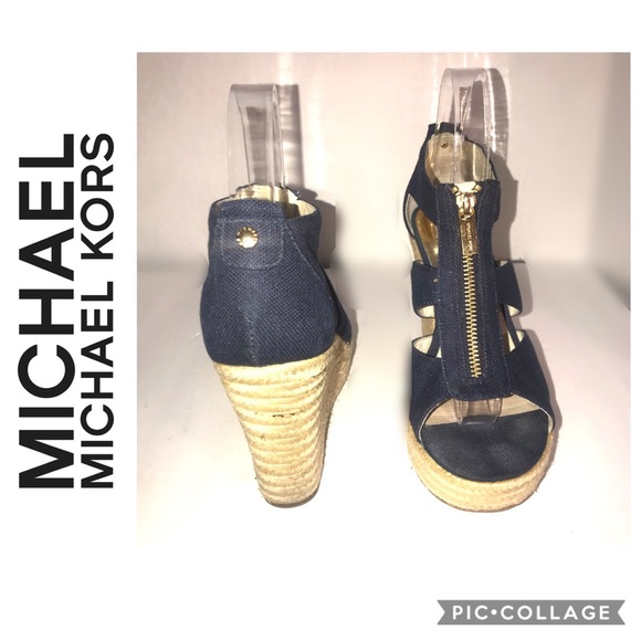 MICHAEL MICHAEL KORS Damita platform sandals Sz7.5 - Picture 6 of 8
